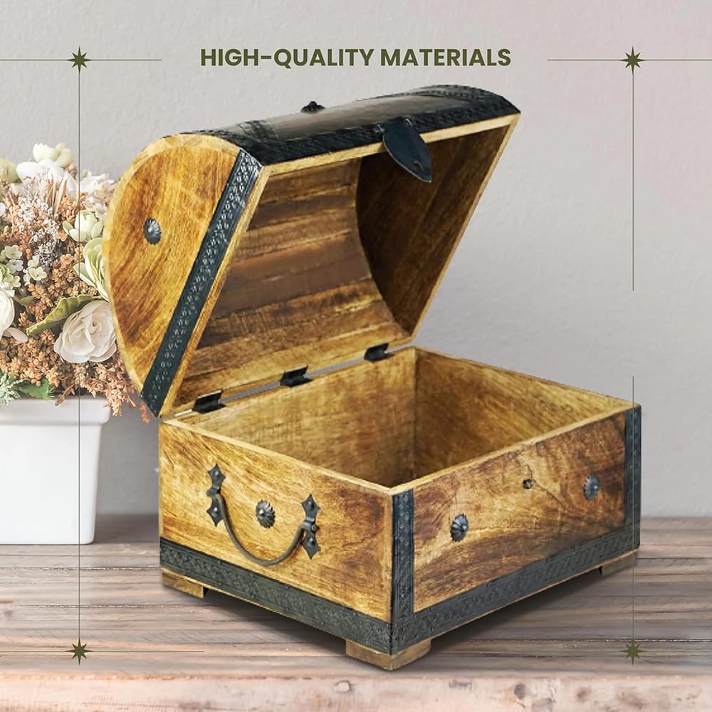 XL Wooden Treasure Chest