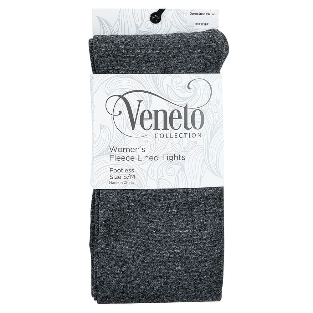 Veneto Women's Fleece Lined Footless Tights