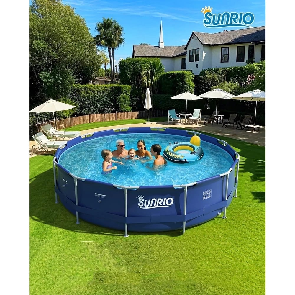 Sunrio 15' x 48" Above Ground Round Metal Frame Pool