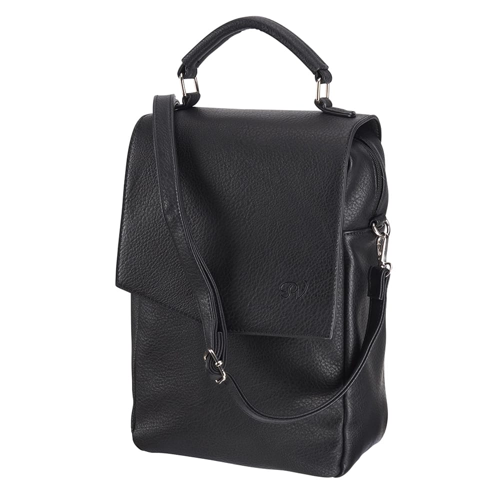 PortoVino Insulated Wine Sling Bag, Black