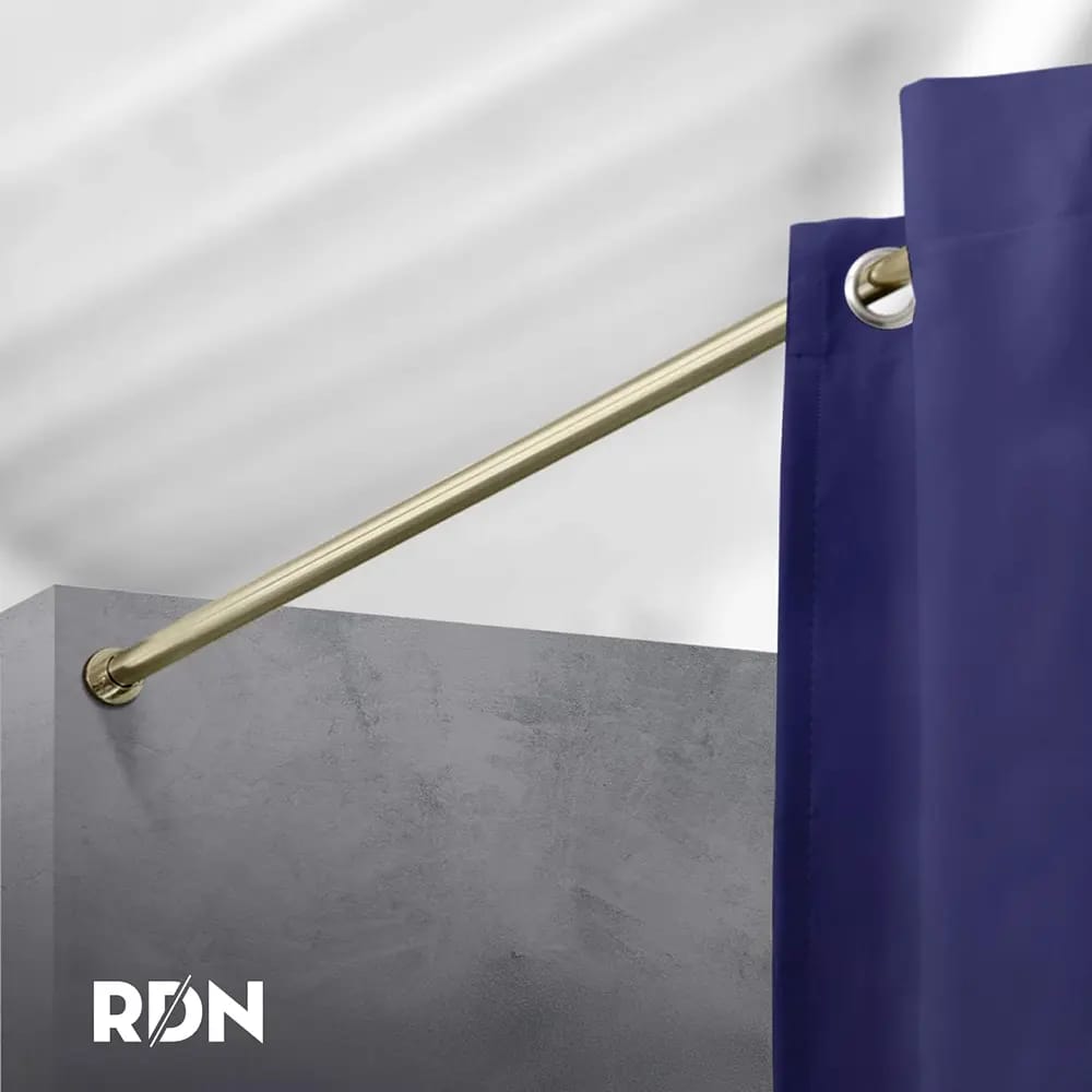Room/Dividers/Now Tension Curtain Rod, 80"-120", Gold