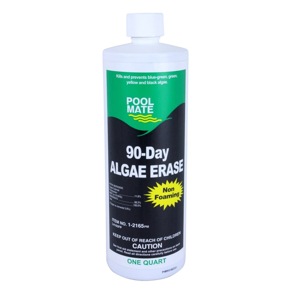 Pool Mate 3-Month Algae Erase, 1 Qt