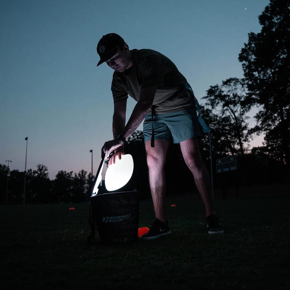 Rukket Sports Glow-in-the-Dark Flag Football Set with Quick Charger