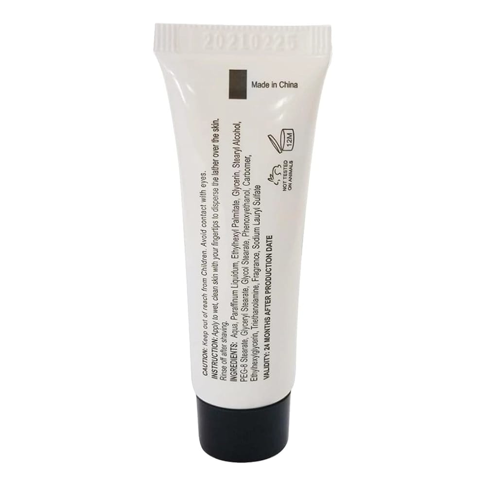 TravelWell 0.34 fl oz Disposable Shaving Cream, 48 Pack