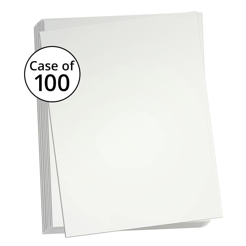 Pacon UCreate 22" x 28" White Poster Board, Case of 100 Sheets