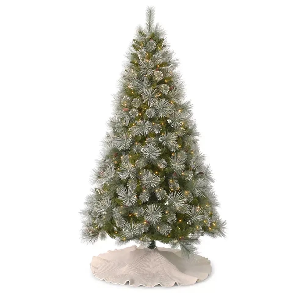 7.5' Glistening Mountain Pre-Lit Christmas Tree