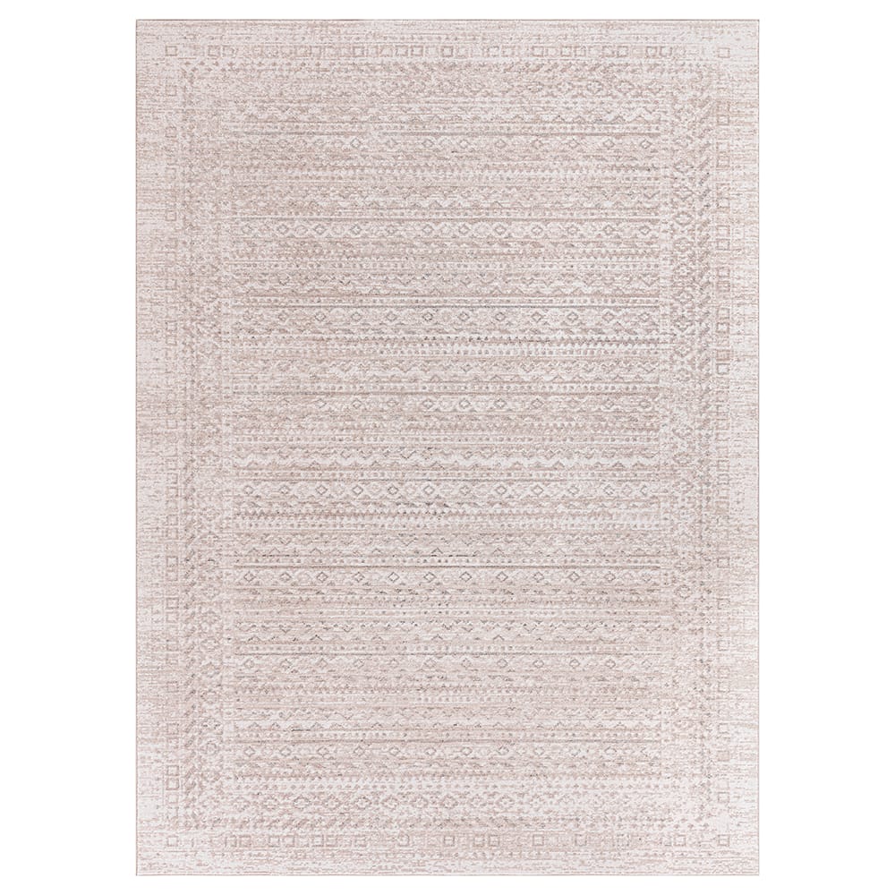 Hazel Collection 9' x 12' Area Rug, Tan, Beige & Ivory