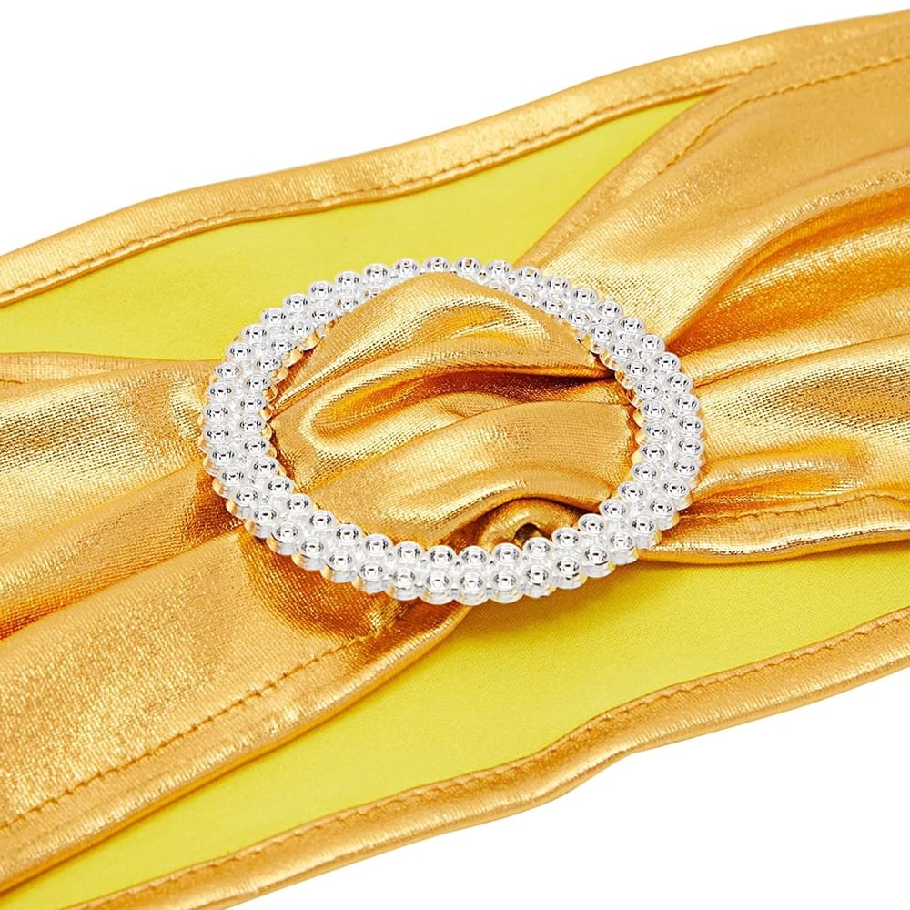 Juvale Chair Sashes, Gold, 200 Pack