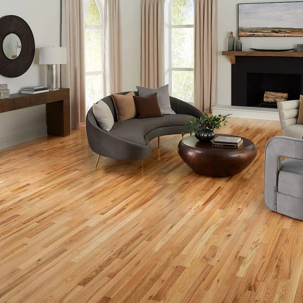 Bellawood Essential 3/4" Natural Oak Solid Hardwood Flooring, Blonde, 24 sq. ft. ($4.17/sq. ft.)