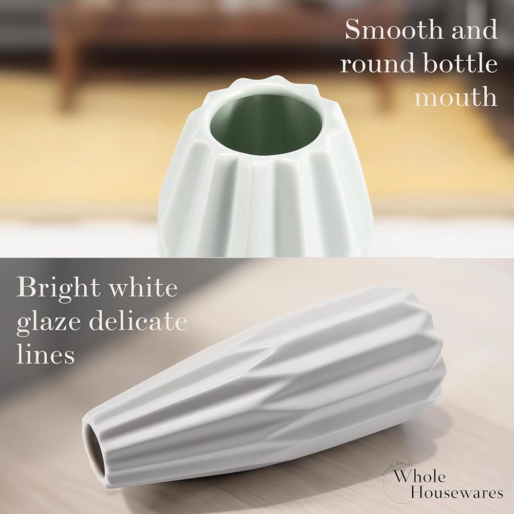Modern Ceramic Vases, Set of 3