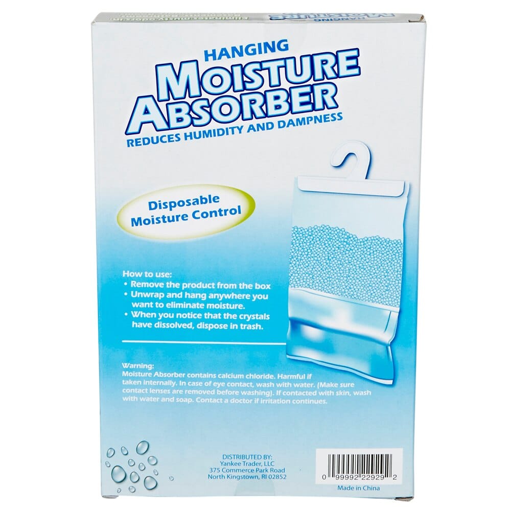 Hanging Moisture Absorber and Odor Eliminator