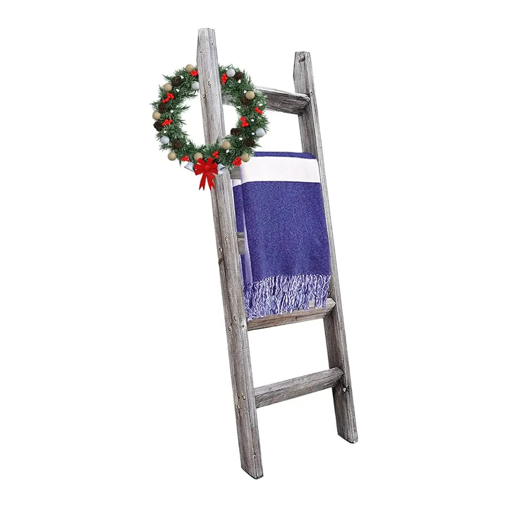 Hallops 5' Blanket Ladder, Gray