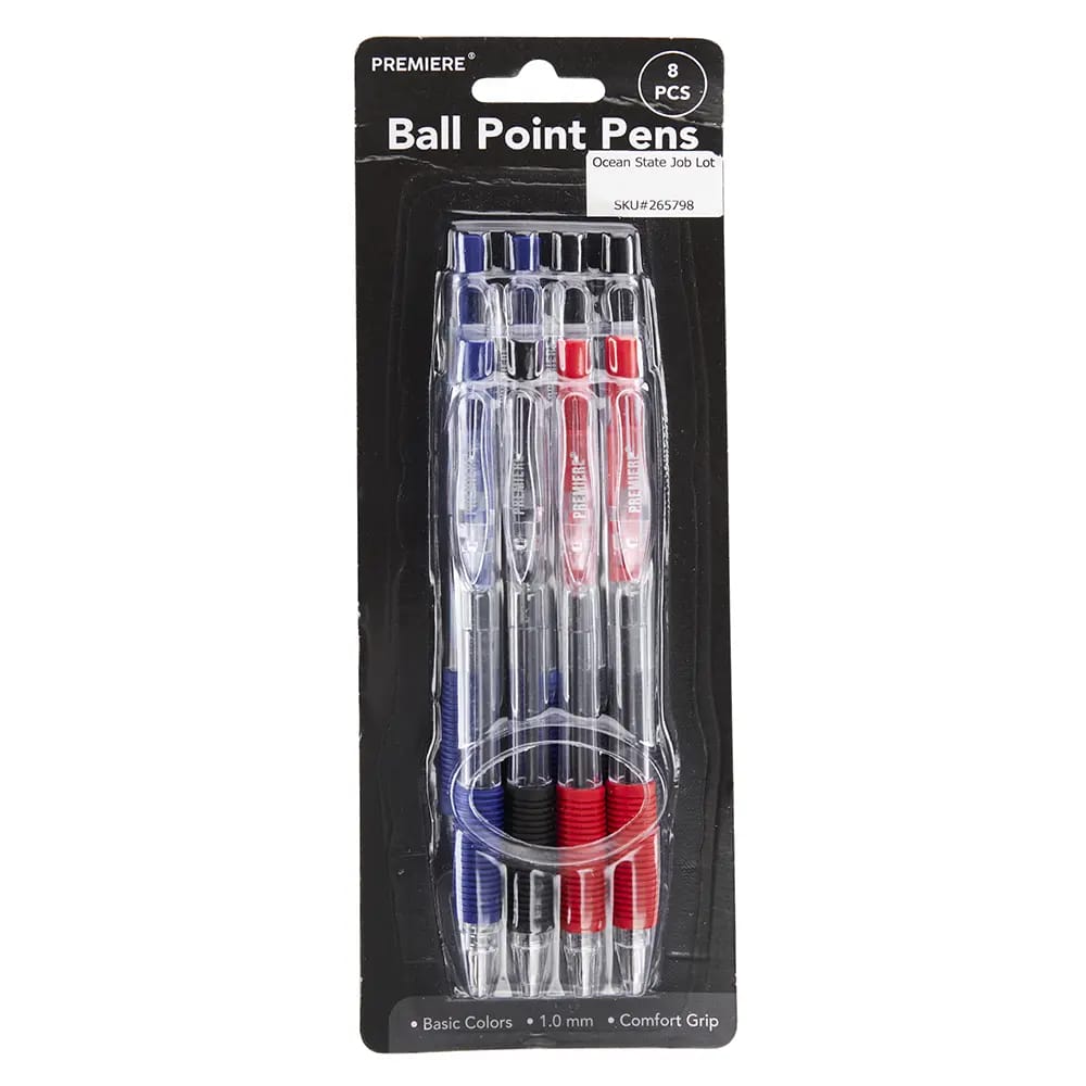 Premiere Ball Point Pens, 8 Piece