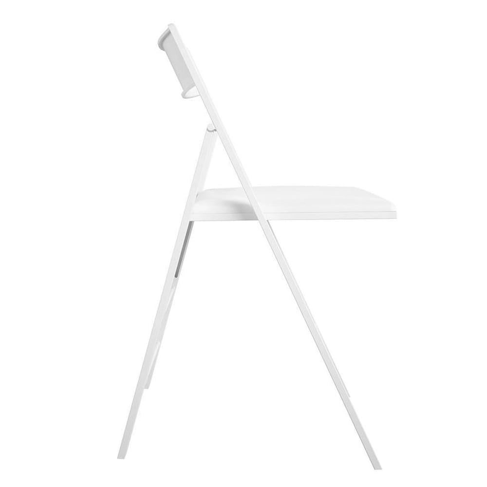 Cosco Vinyl Folding Chair, White, 2 Pack