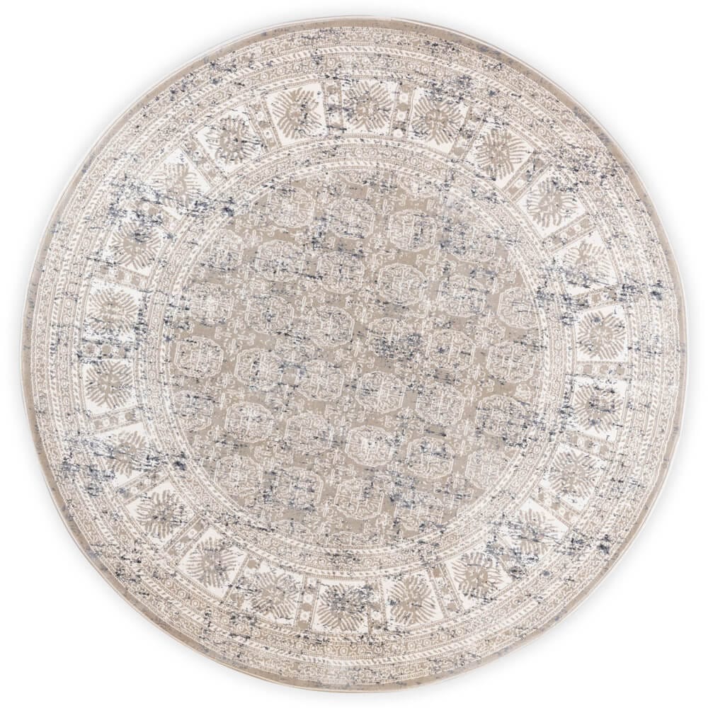 Gramercy Area Rug, 5'3" Round 1.5 Million Point