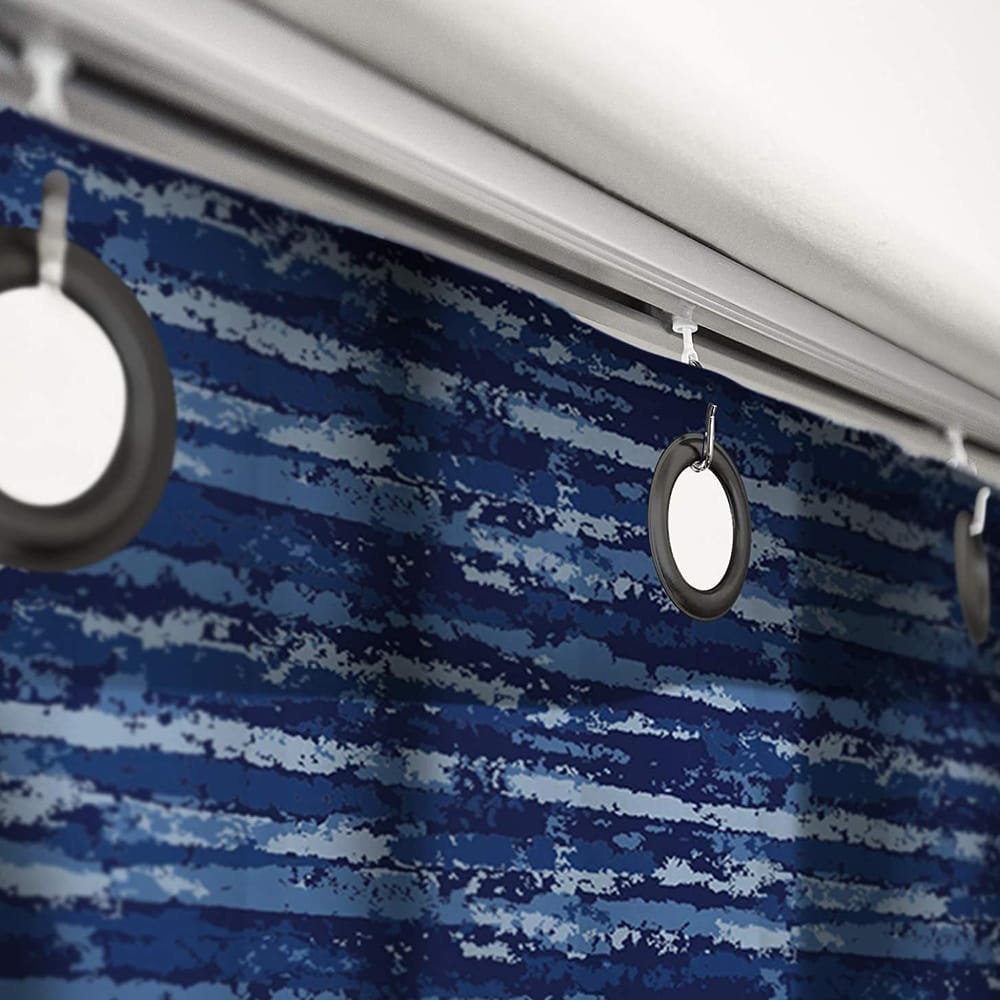 Room/Dividers/Now Room Divider Curtain, 8' x 10', Blue Stripe