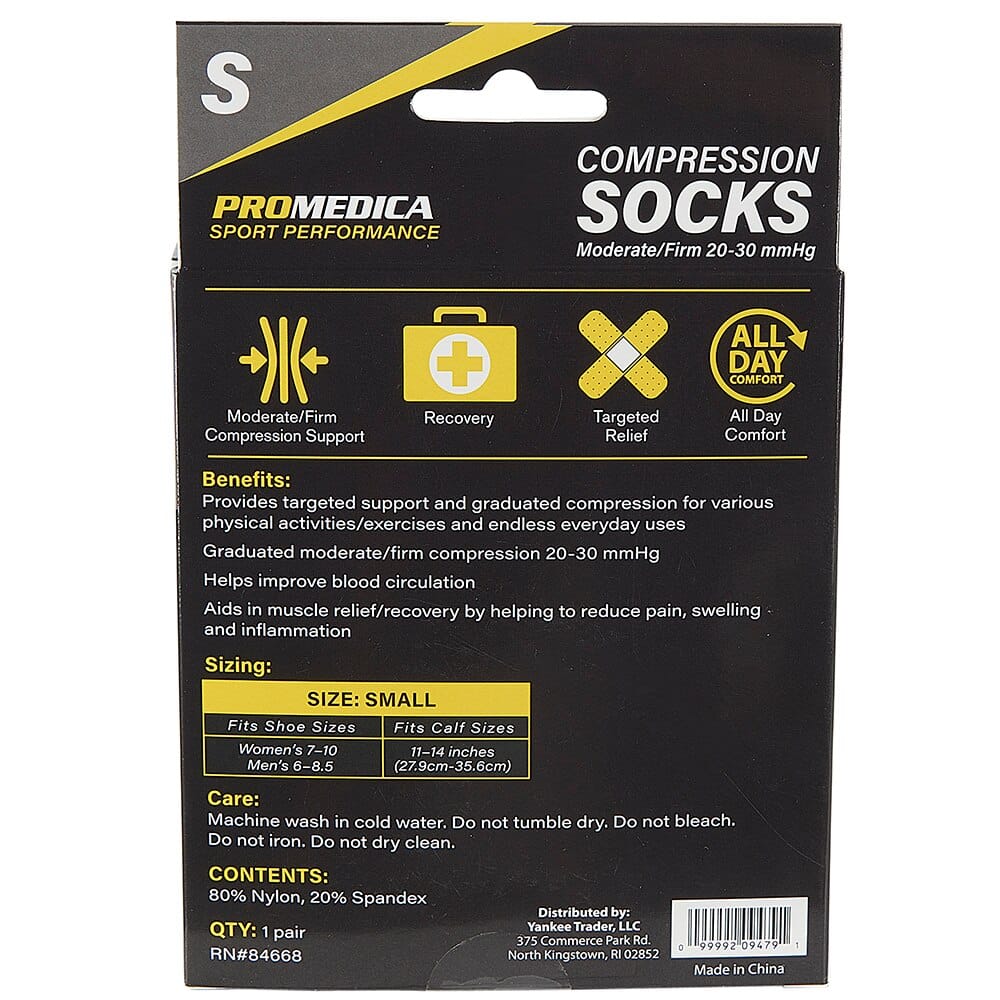 Promedica Sport Performance Uni-Sex Compression Socks, Small