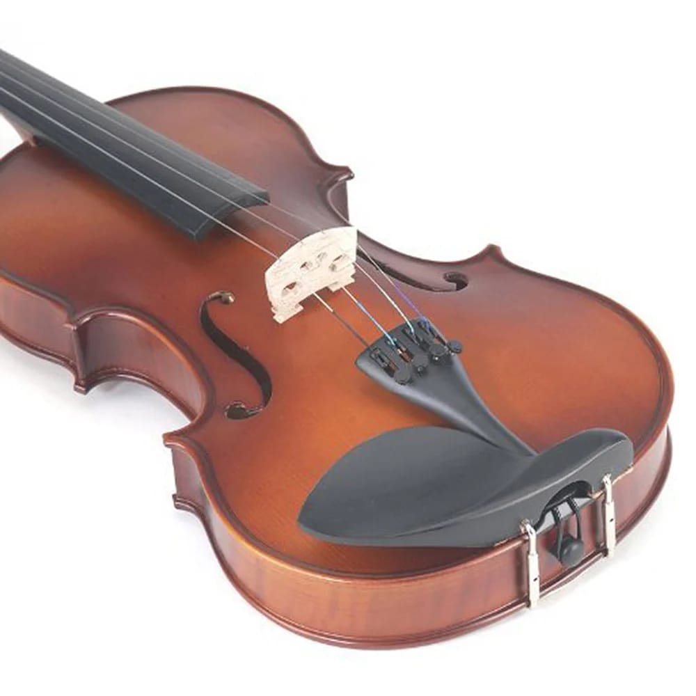 Mendini 15" Solid Wood Viola, Satin Antique