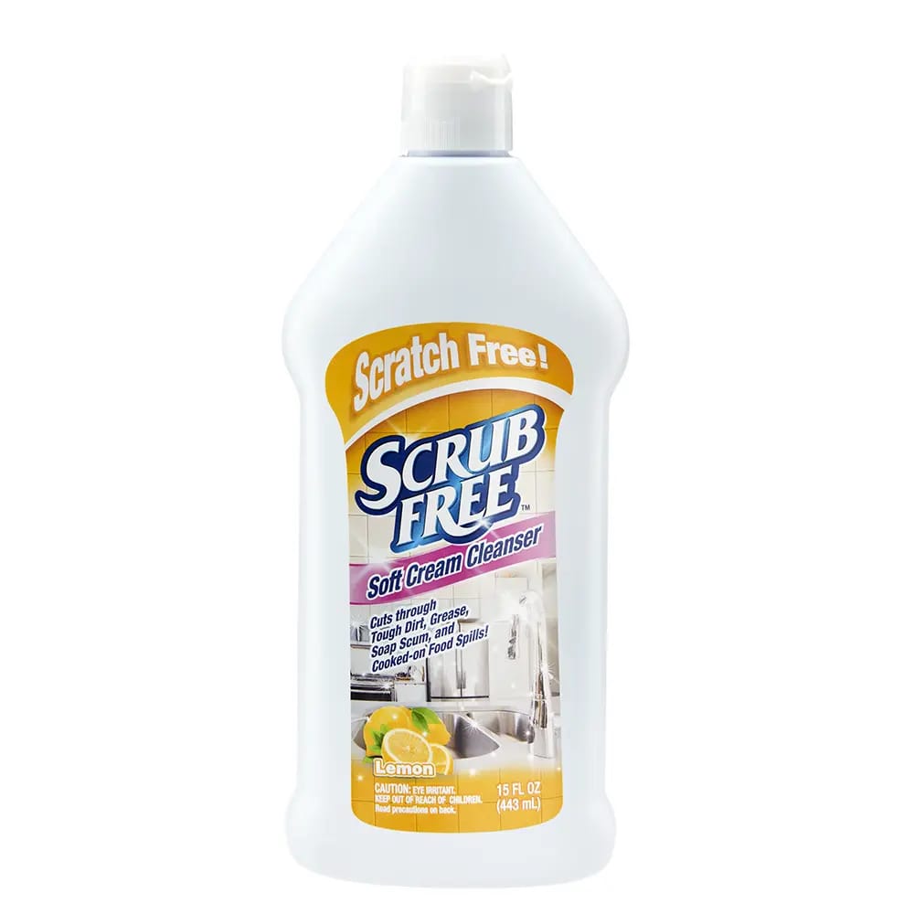 Scrub Free Lemon Scent Soft Cream Cleanser, 15 oz