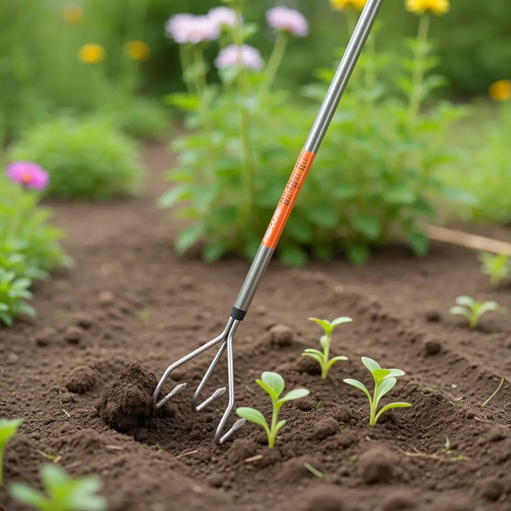 Fiskars Aluminum Long Handle Cultivator