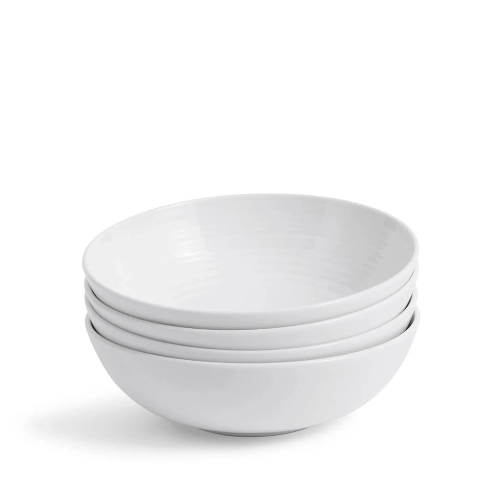 Gordon Ramsay Maze Cereal Bowls, White, Set of 4