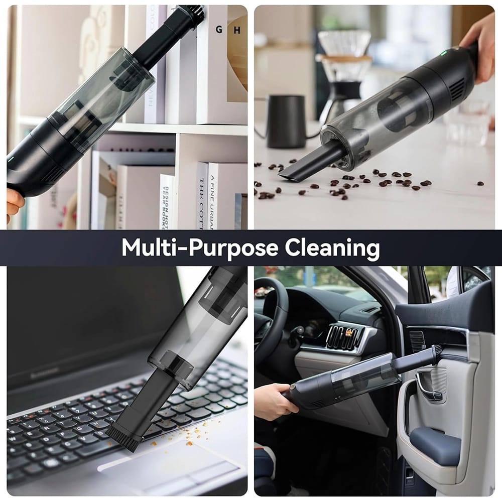 Rechargeable Cordless Handheld Vacuum, Black