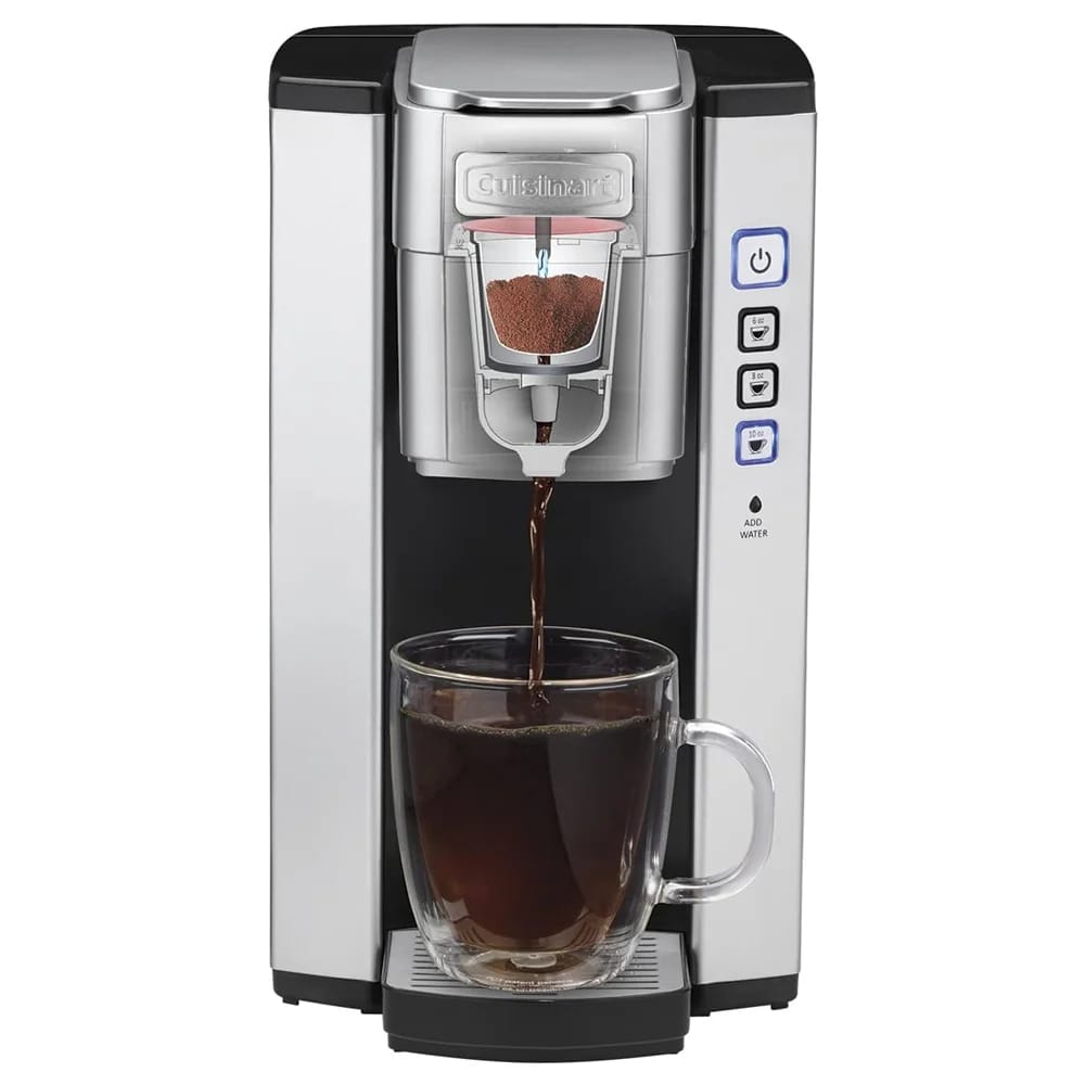 Cuisinart Single-Serve Stainless Steel Coffee Maker (Factory Refurbished)