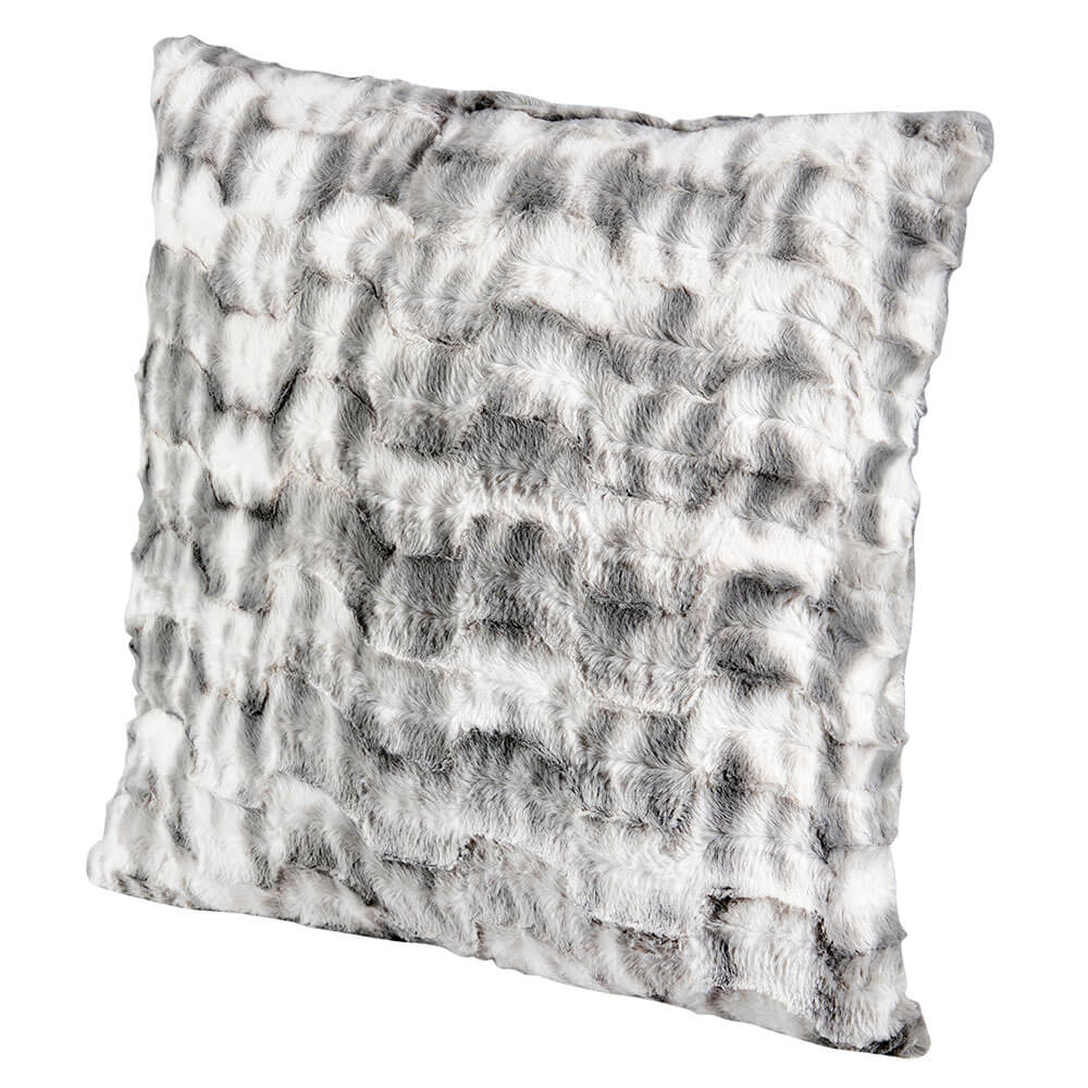 Faux Fur Decorative Throw Pillow, 20"