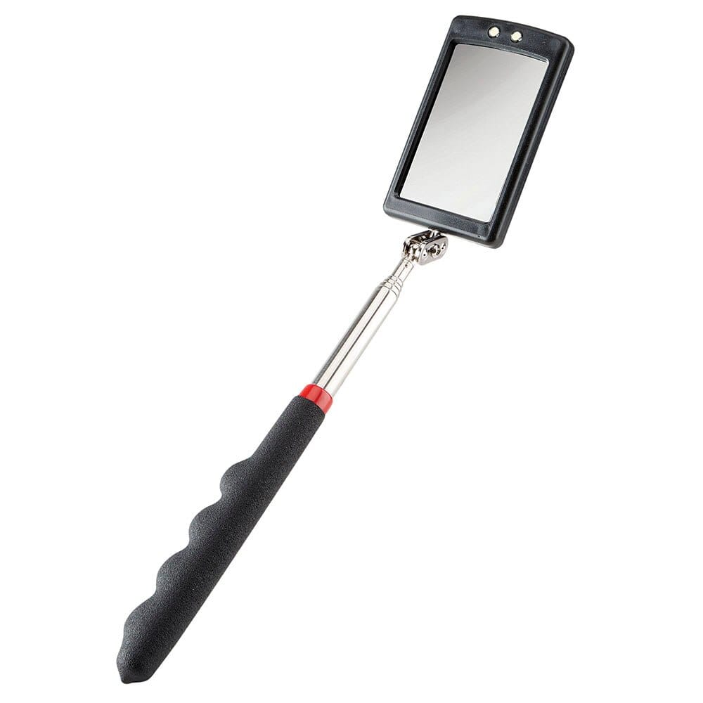 Telescopic LED Lighted Inspection Mirror