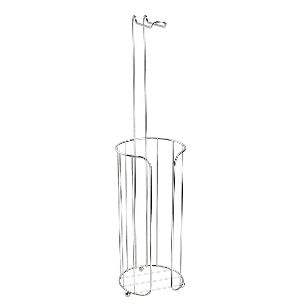 Chrome Toilet Paper Holder Stand