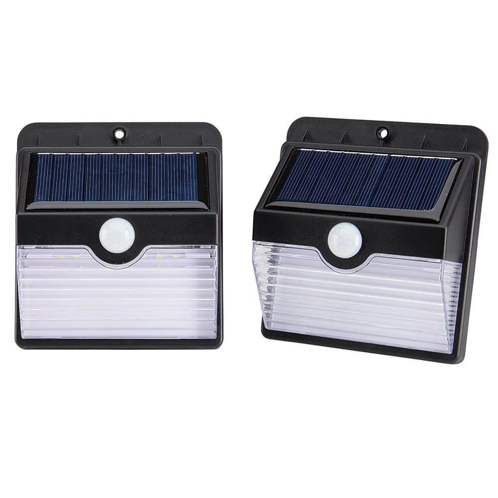 Outdoor Living Accents Solar Sensor Wall Lights, 2 Count