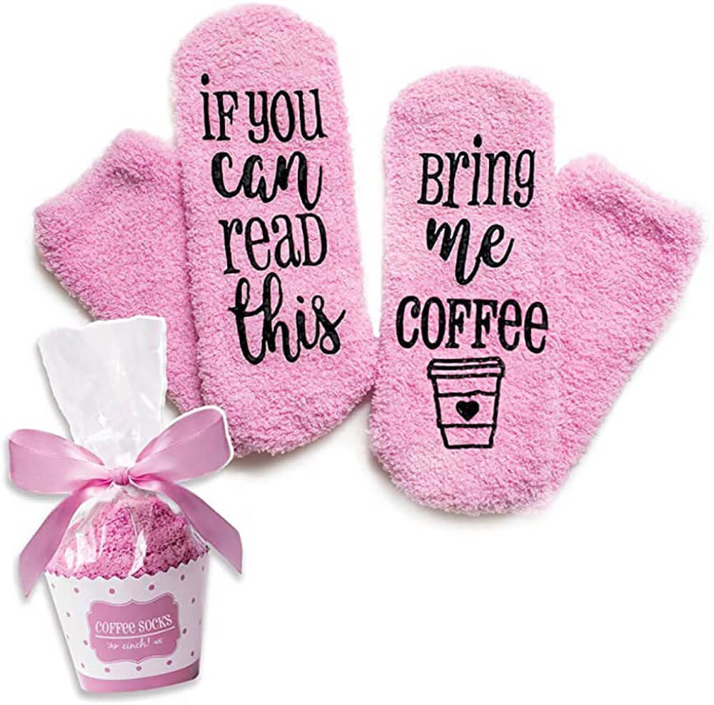 Cinch! Luxury Coffee Socks with Cupcake Gift Packaging