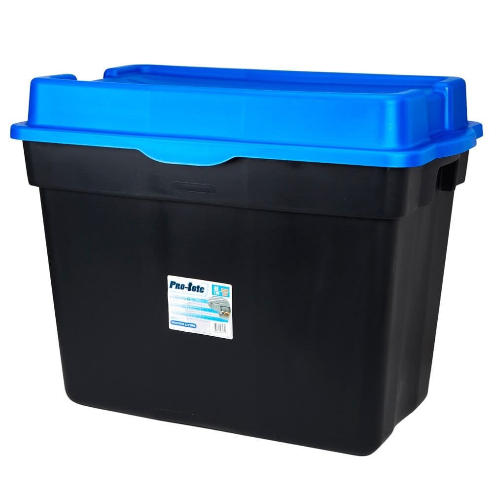 Gracious Living Pro-tote Hinged Storage Tote, 45 Gal