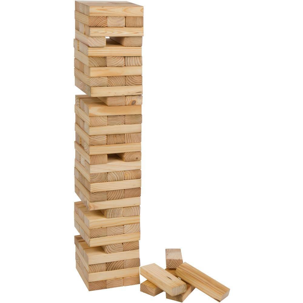 Trademark Innovations Giant 90-Piece Wooden Stacking Game