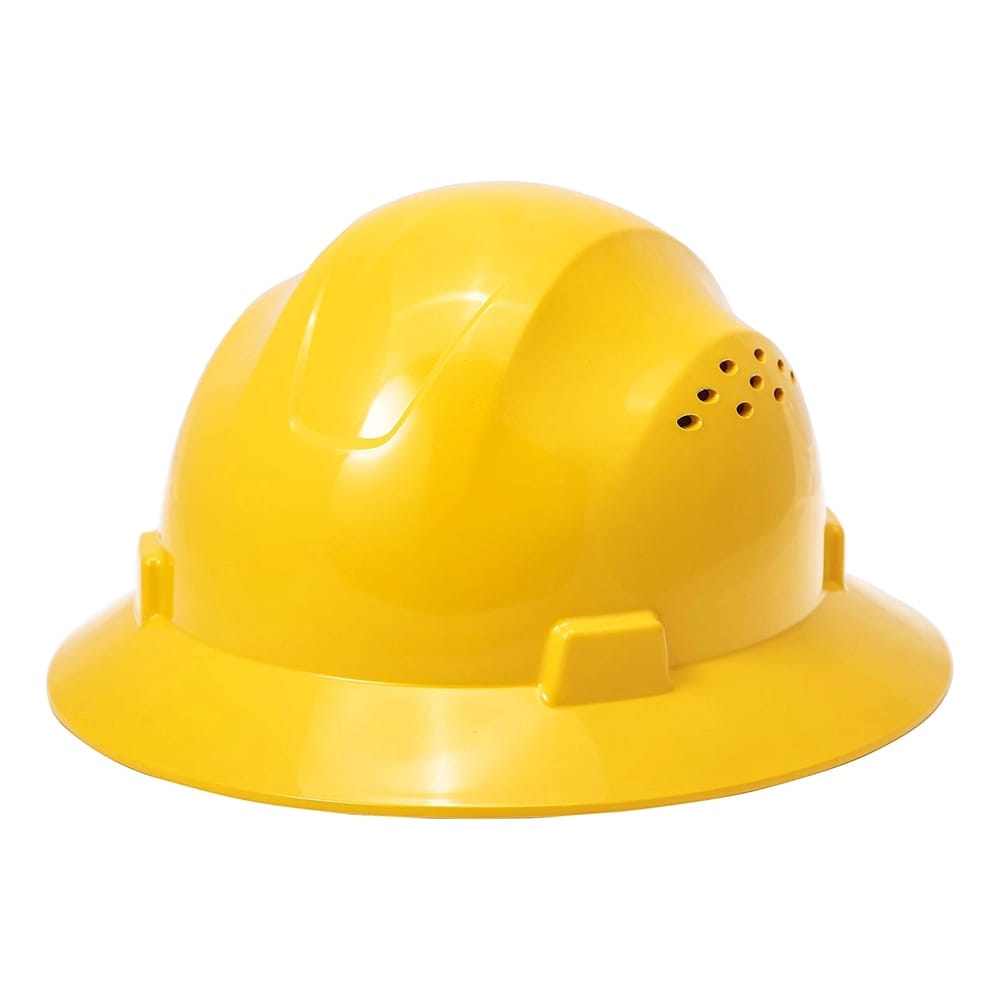 Noa Store Full Brim Hard Hat, Yellow