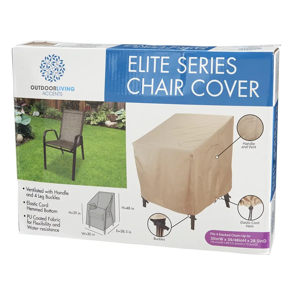 Outdoor Living Accents Elite Series Chair Cover, 30 x 48