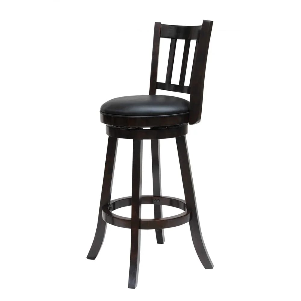 Bloomington 24" Swivel Counter Stool, Cappuccino