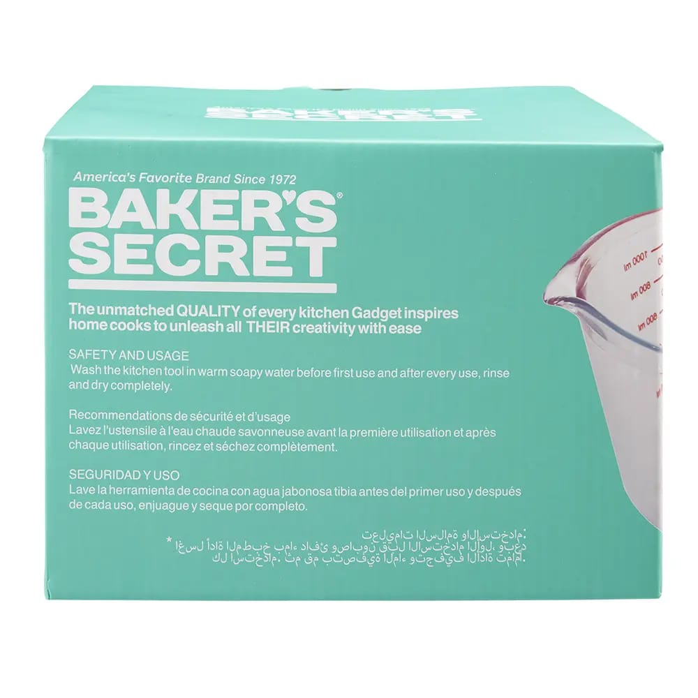 Baker's Secret Glass Measuring Cup, 1000 ml