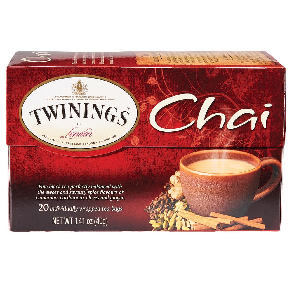 Twinings of London Chai Tea Bags, 20-Count