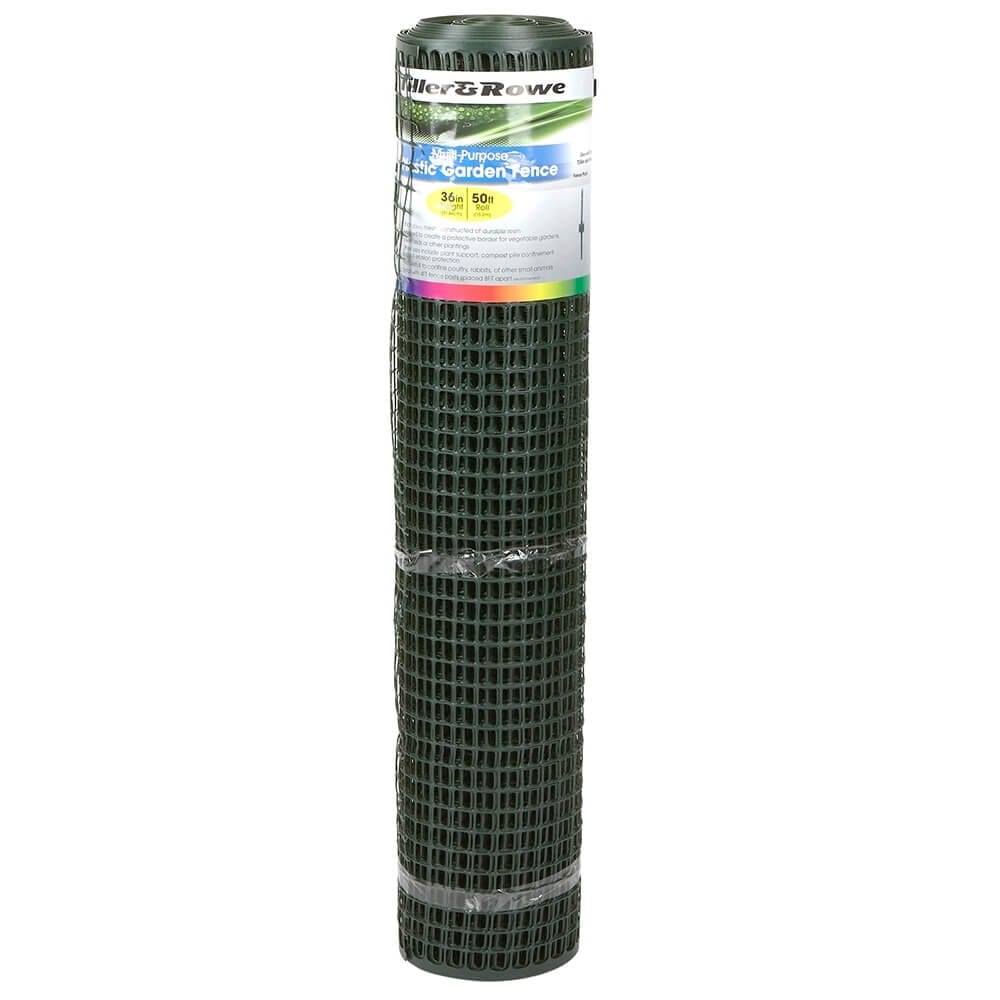 Tiller & Rowe Multi-Purpose Plastic Garden Fence, 36" x 50'