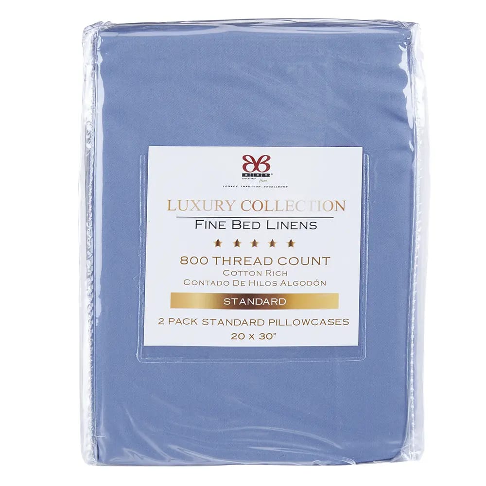 800-Thread Count Cotton Pillowcases, 2 Count