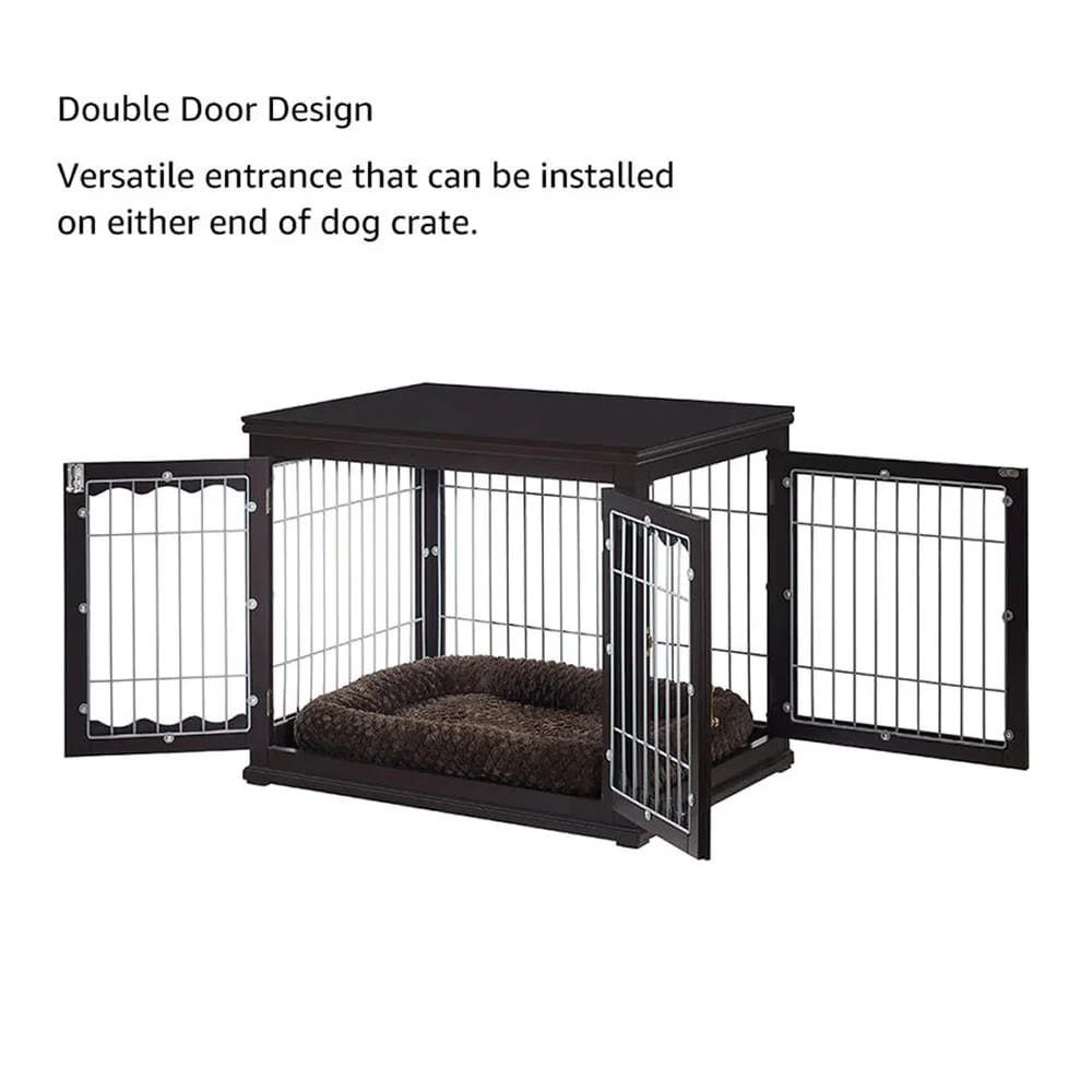 Wooden Wire Large Pet Home, Espresso