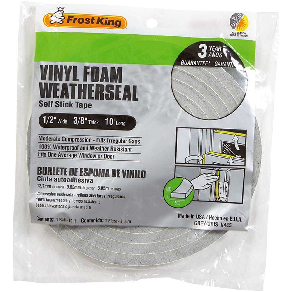 Frost King Vinyl Foam Self-Stick Weatherseal