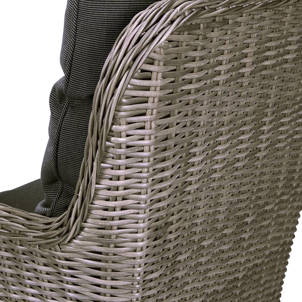 2-Piece Resin Wicker Chairs with Cushions