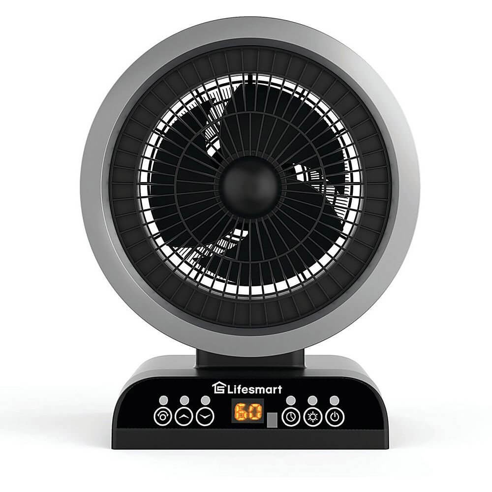 Lifesmart Electric Space Heater, Black