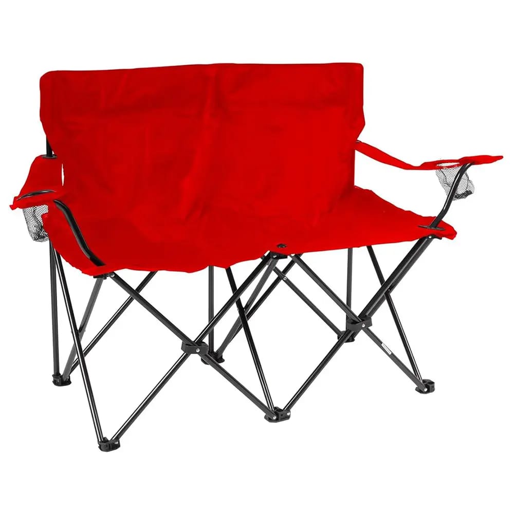 Loveseat Style Double Camp Chair, Red