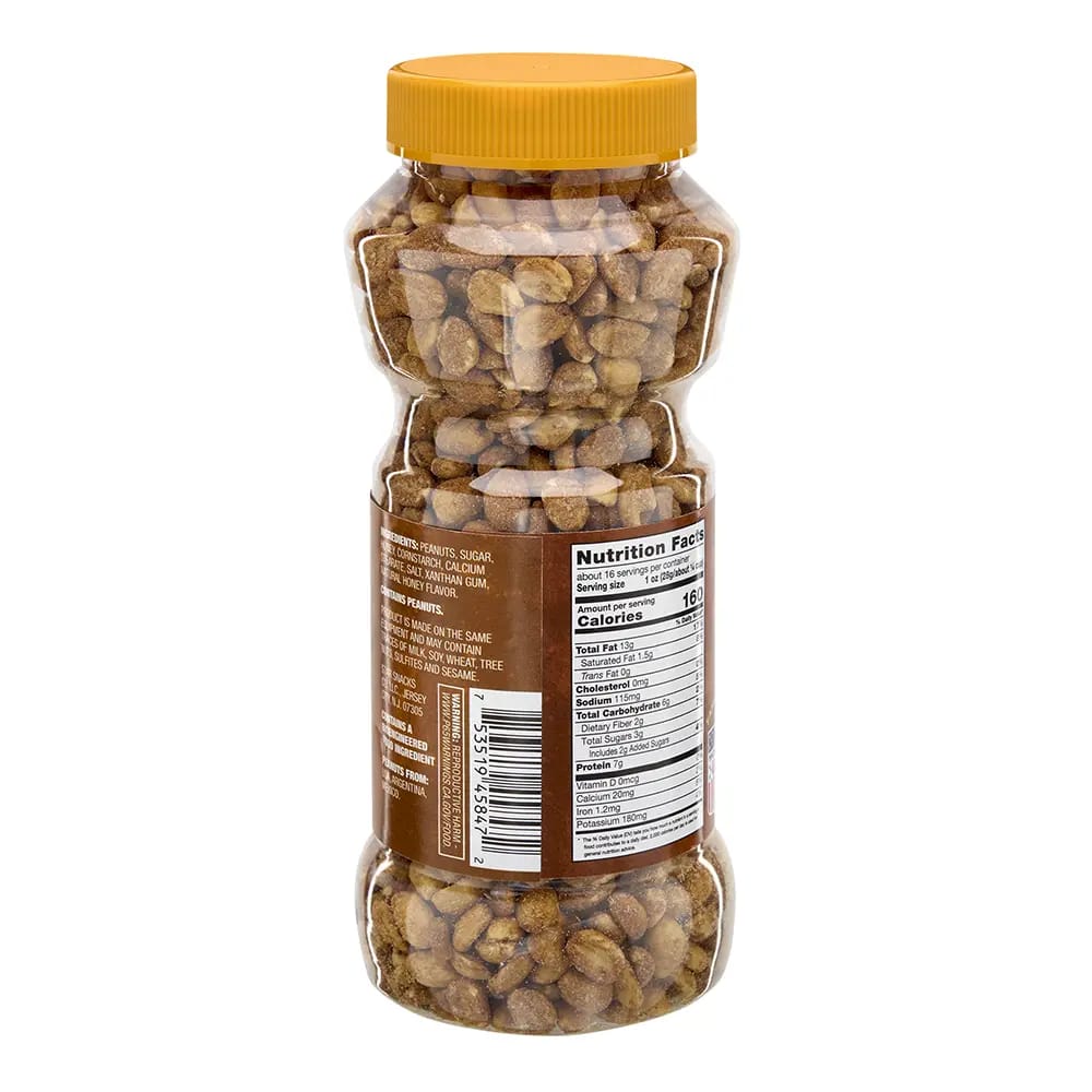 Imperial Nuts Dry Honey Roasted Peanuts, 16 oz