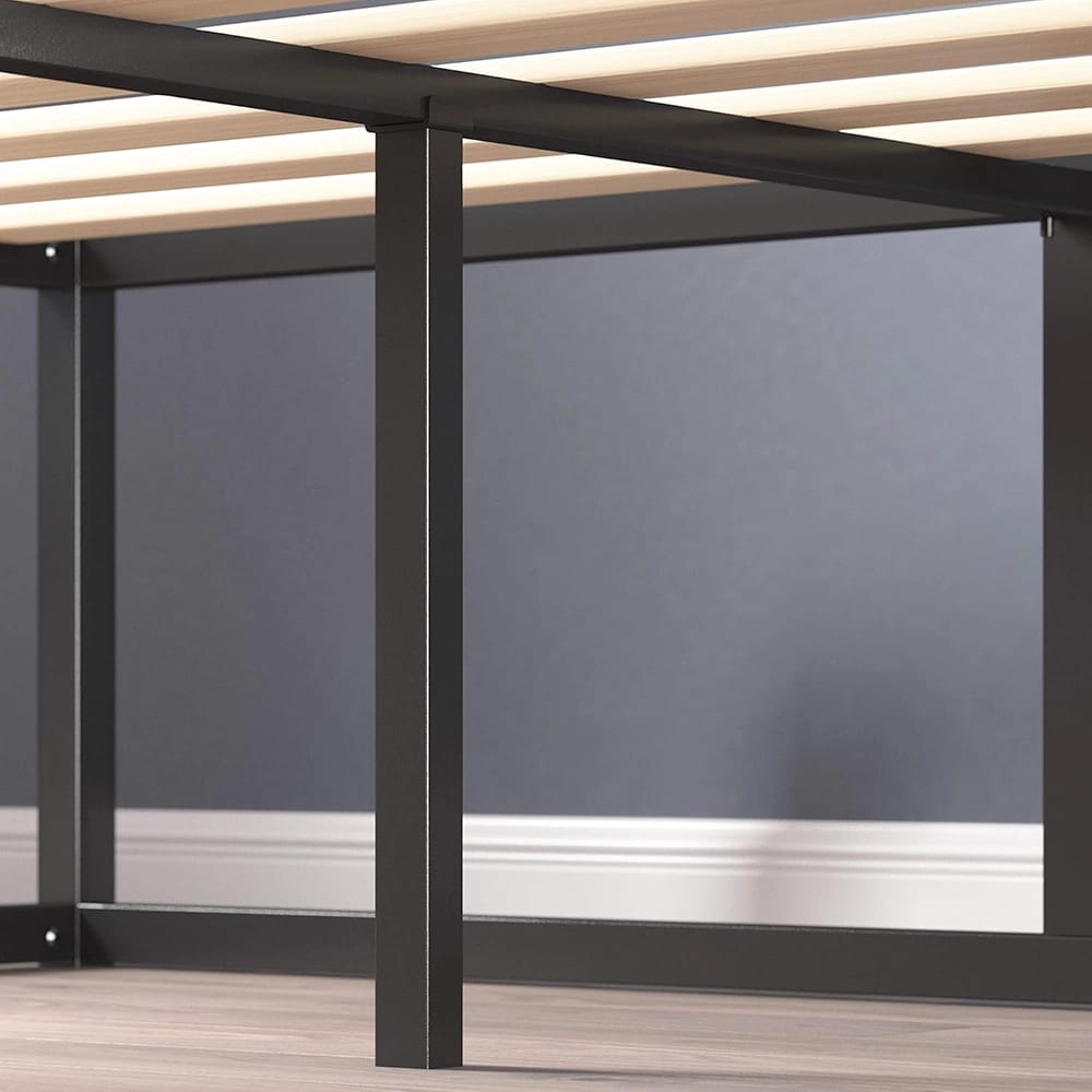 Zinus 14" Jospeh Platform Bed Frame, Black, Queen