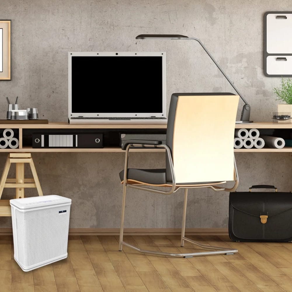 Spartan Freestanding Air Purifier with 6 Stage HEPA Filter Protection, White