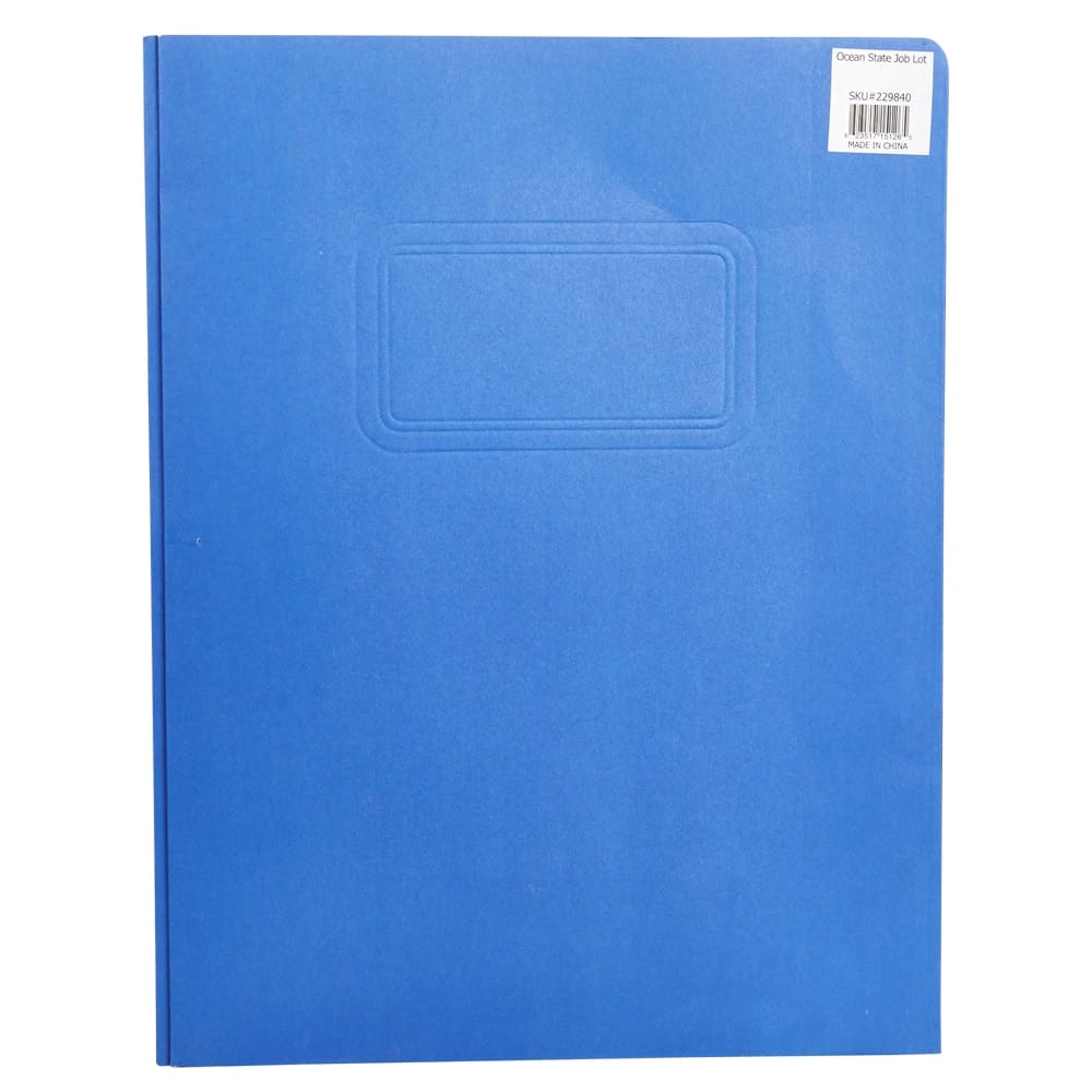 2-Pocket Paper Portfolio with Prongs